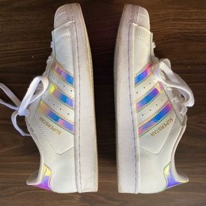 Faux Leather Women’s Adidas Superstar Sneakers Size 7